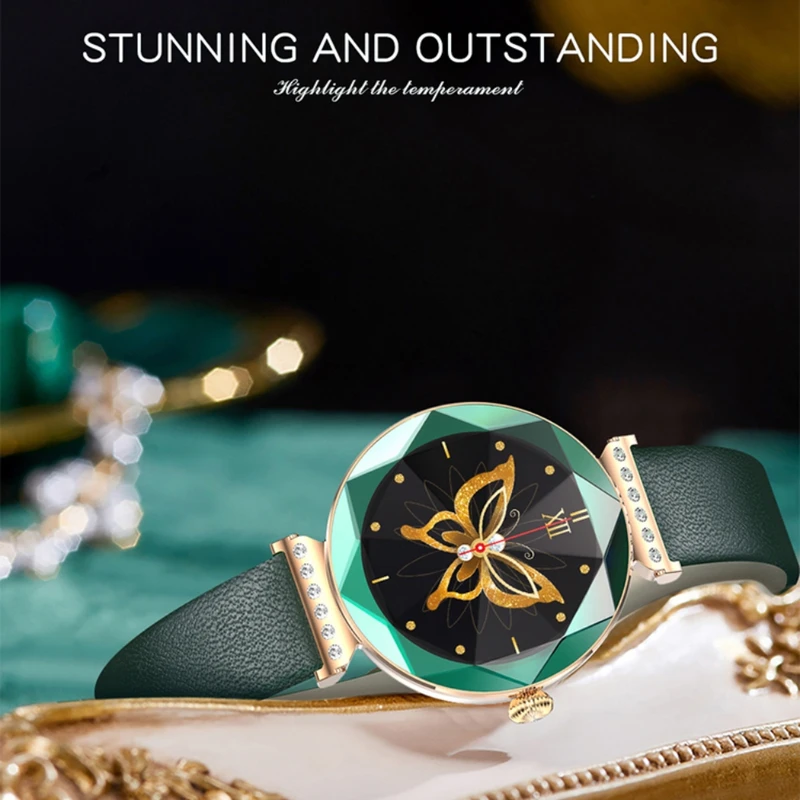 ساعت هوشمند طرح سواروسکی گرین لاین Green Lion Swarovski Smart Watch