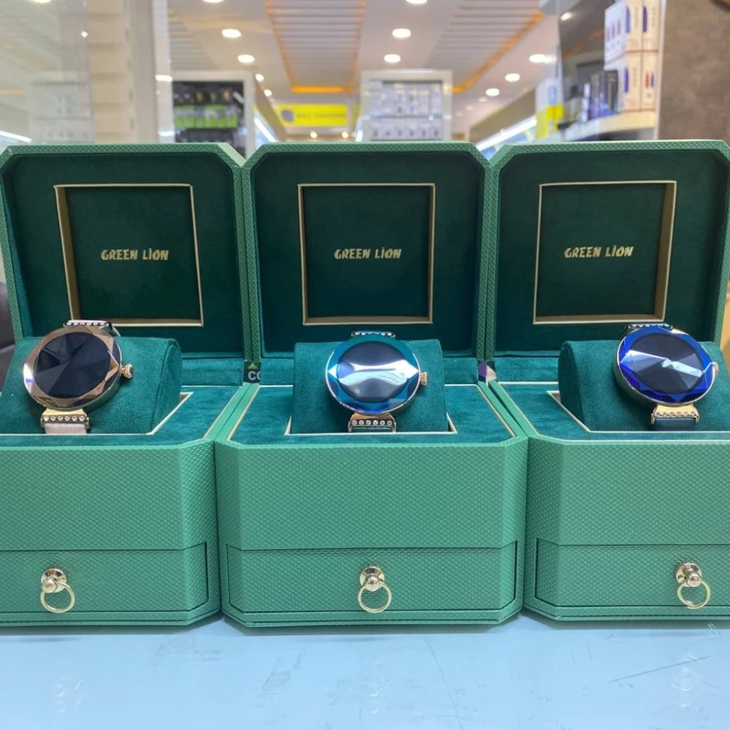 ساعت هوشمند طرح سواروسکی گرین لاین Green Lion Swarovski Smart Watch