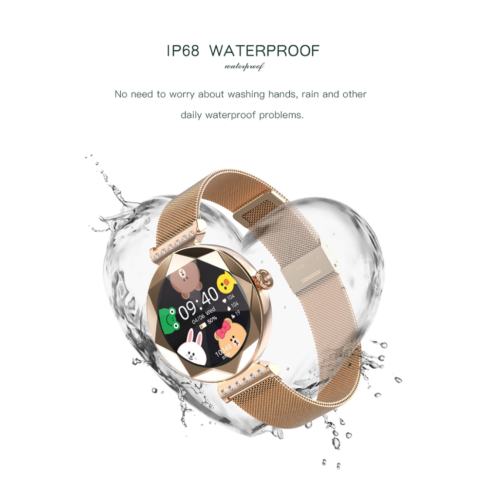 ساعت هوشمند طرح سواروسکی گرین لاین Green Lion Swarovski Smart Watch