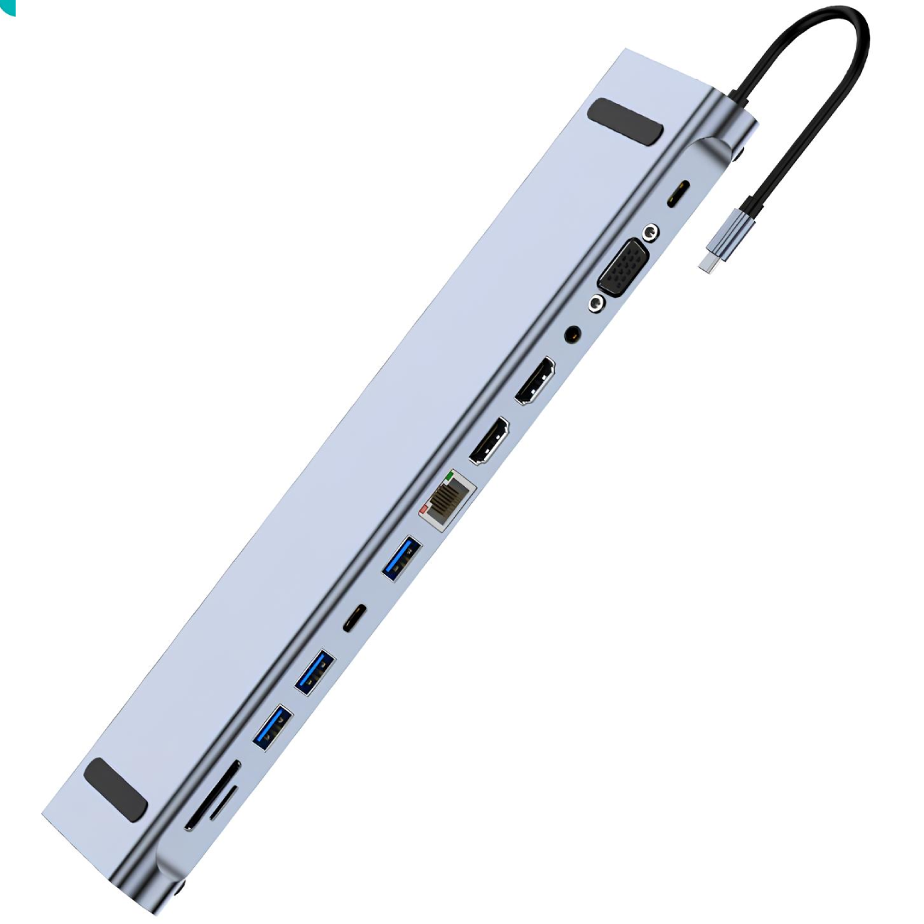 هاب تایپ سی 12 پورت و پایه لپ تاپ کوتسی 16014