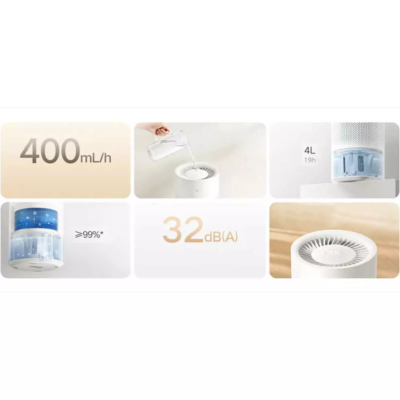 دستگاه تصفیه هوای هوشمند 4 لیتری میجیا شیائومی Pure 3 CJSJSQ02XY