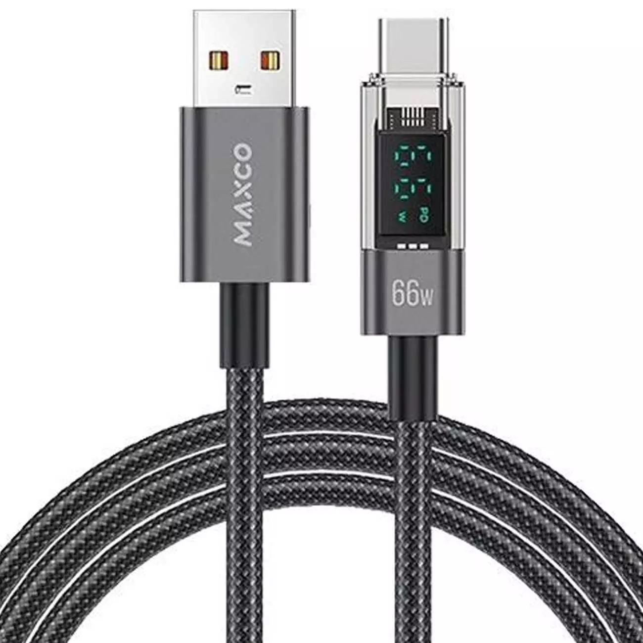 کابل فست شارژ تایپ سی 66 وات 2 متری مکسکو MS03C