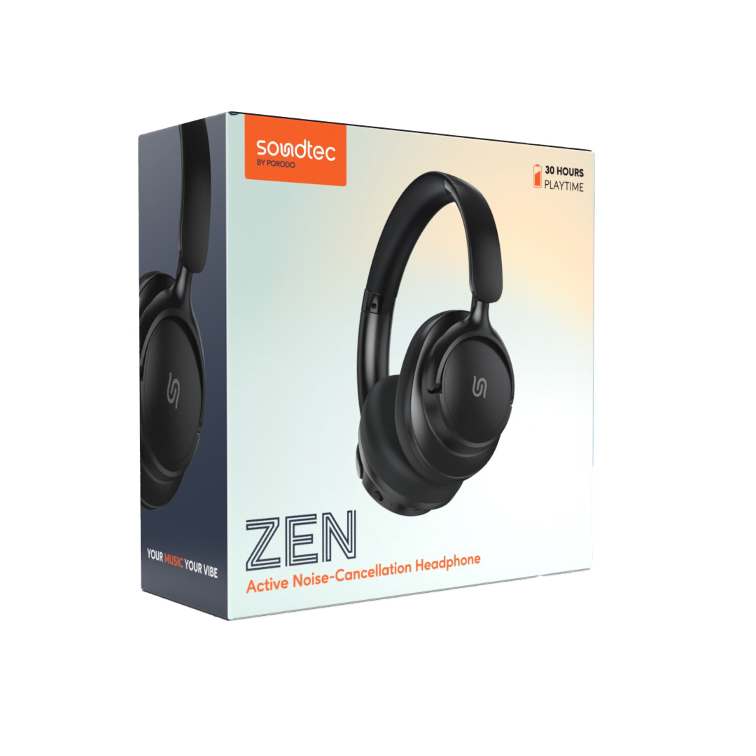 هدست بیسیم پرودو Porodo Soundtec Zen Active Noise-Cancellation Headphone PD-STWLEP025