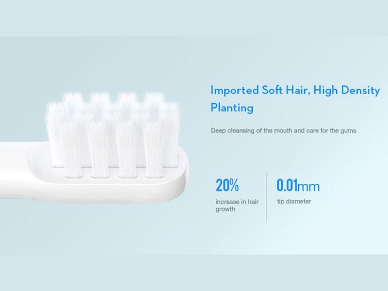 سری یدک مسواک برقی شیائومی 3 تایی Xiaomi Mijia MBS302 Toothbrush Head for T100 Electric