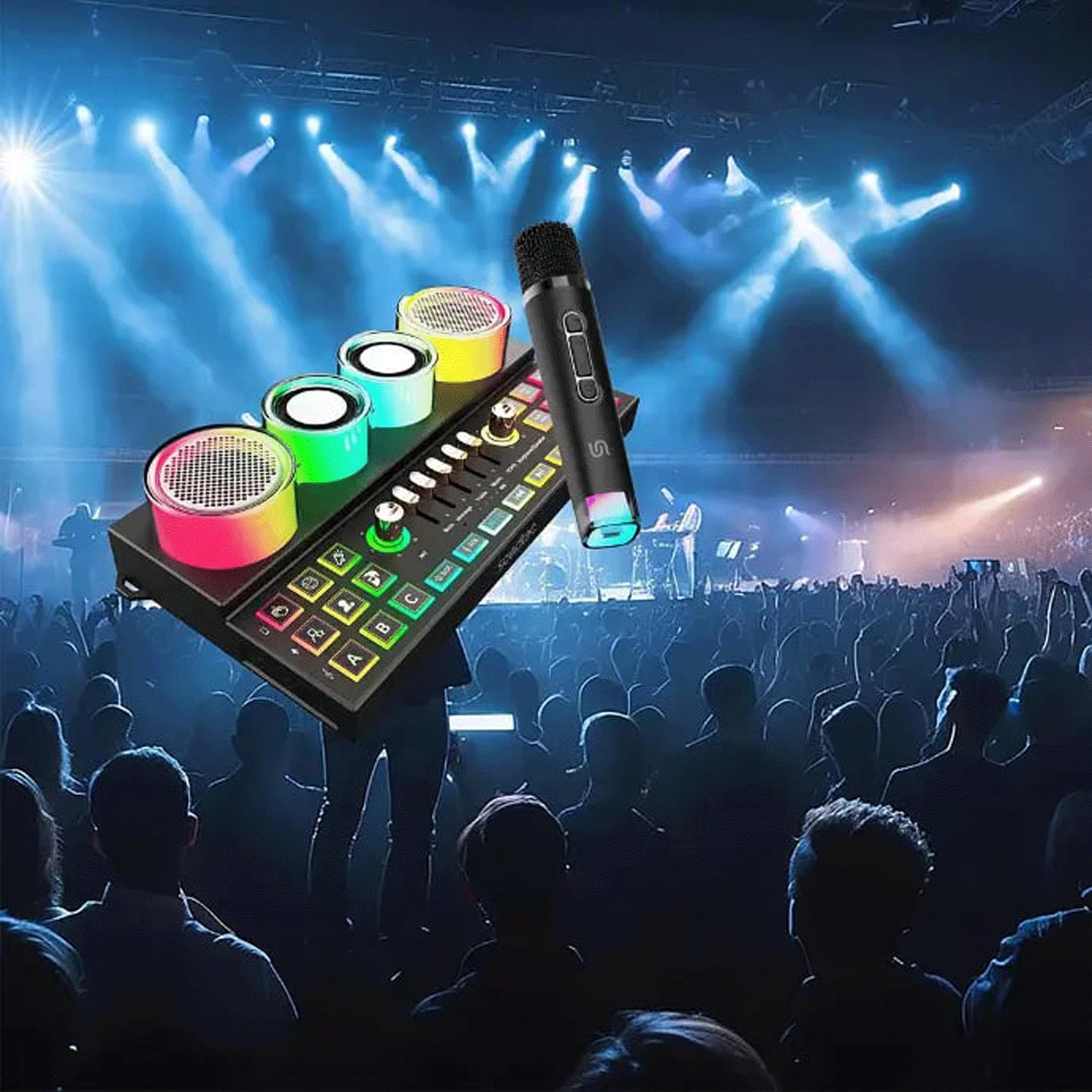 میکسر و دی‌جی چند پلتفرمی پورودو PD-ST21MIX-BK