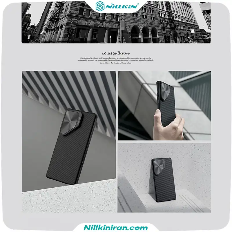 قاب محافظ مگنتی نیلکین Samsung Galaxy S25 Ultra Nillkin CarboProp Magnetic Case دارای محافظ دوربین