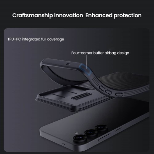 قاب محافظ نیلکین سامسونگ Samsung Galaxy S25 Nillkin CamShield Pro Case دارای محافظ دوربین