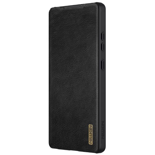 کیف چرمی نیلکین سامسونگ Samsung Galaxy S25 Ultra Nillkin Qin Pro Leather Case دارای محافظ دوربین