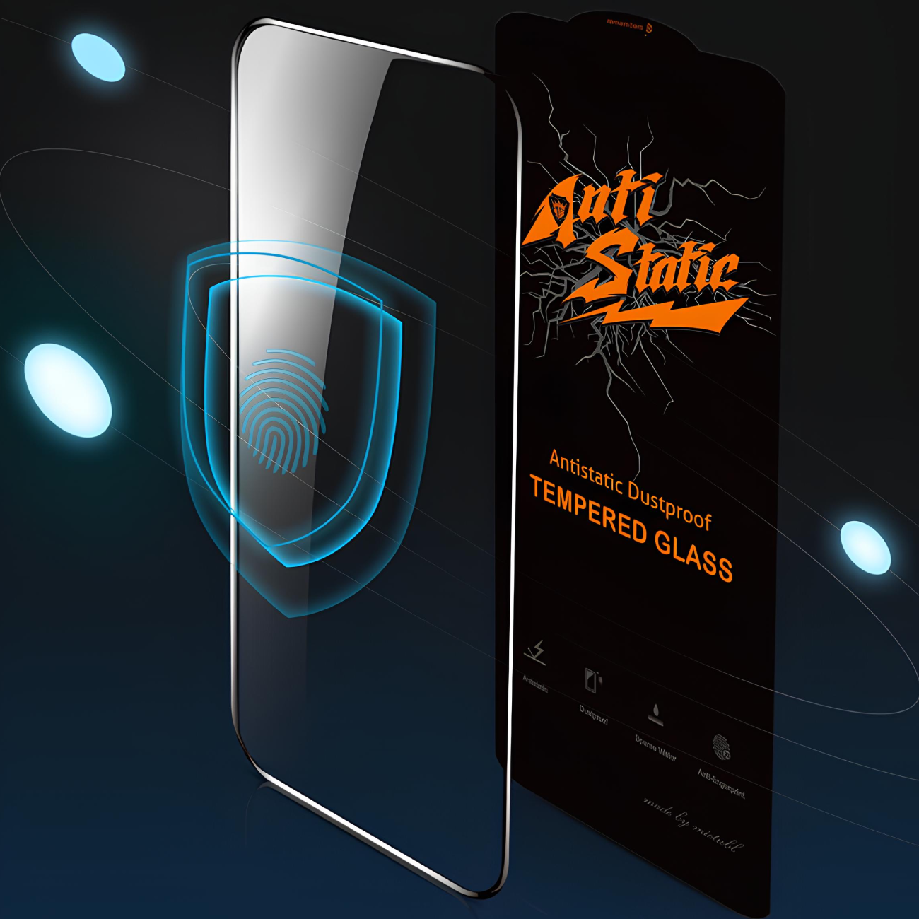 گلس آنتی استاتیک ناتینگ فون 1 شیشه‌ای میتوبل Anti-Static