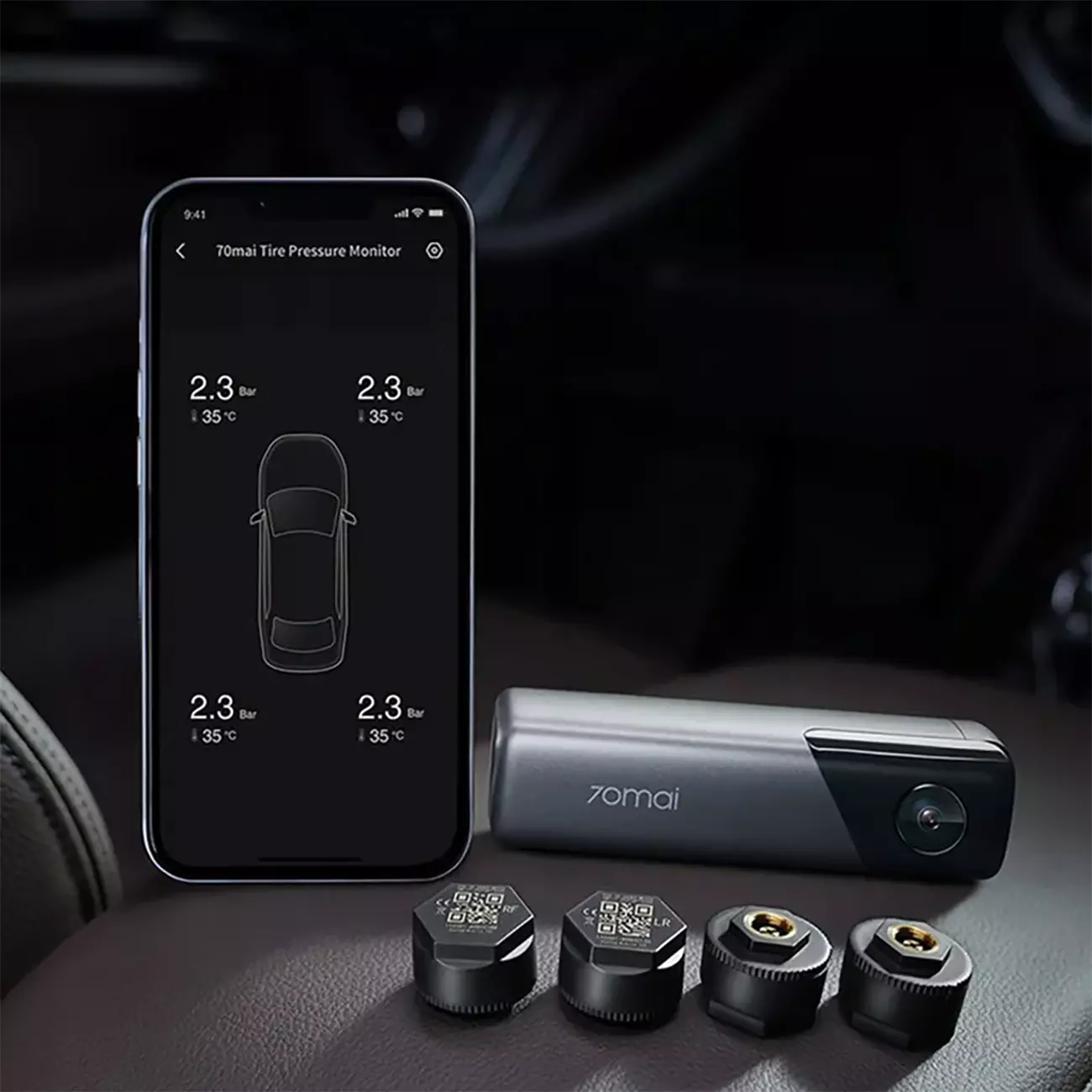 سنسور فشار باد لاستیک شیائومی T04سازگار با دش کم M500