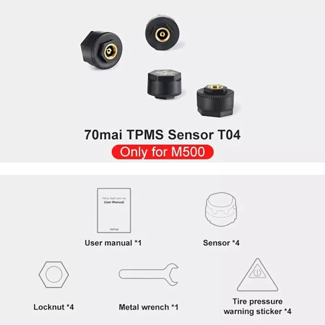 سنسور فشار باد لاستیک شیائومی T04سازگار با دش کم M500