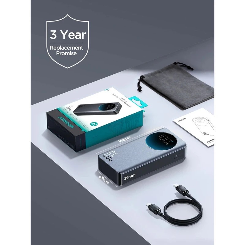 پاور بانک 65 وات 20000 جویروم JOYROOM JR-PBF04 65W Power Bank