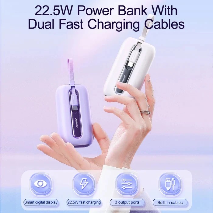 پاور بانک 65 وات 20000 جویروم JOYROOM JR-PBF04 65W Power Bank