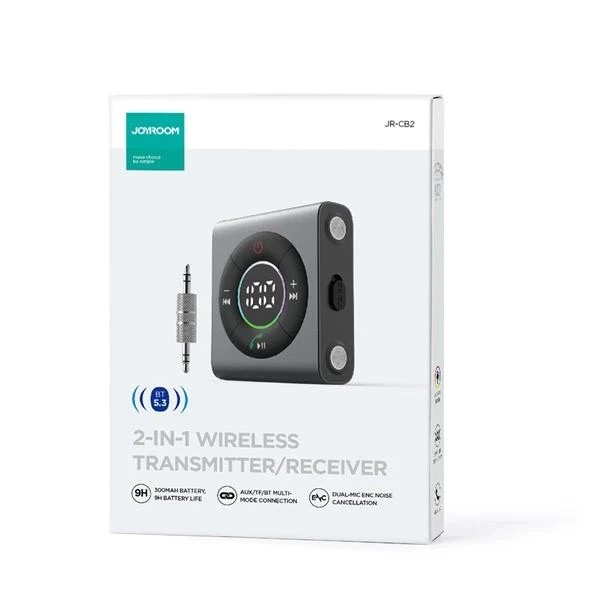 فرستنده و گیرنده بلوتوثی جوبروم JoyroomWireless Transmitter/Receiver JR-CB2 pro