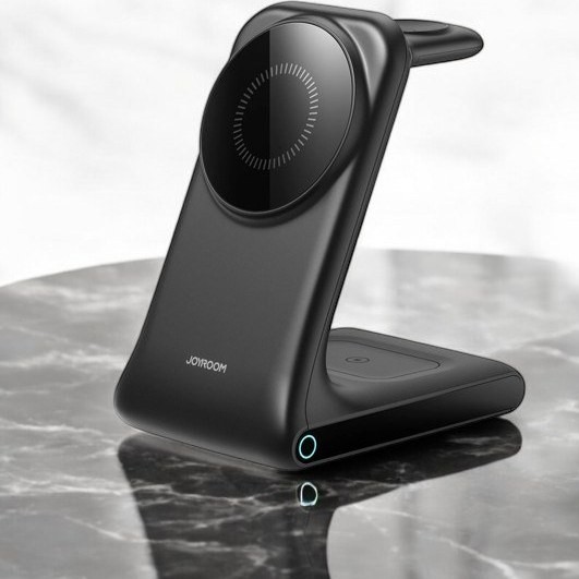 شارژ وایرلس رومیزی 3 در 1 جویروم JOYROOM 3 in 1 Wireless Charging Station JR-W15