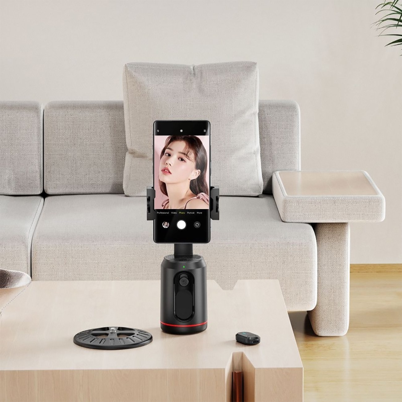 گیمبال رومیزی و ردیاب چهره ایکس او XO Auto Face Tracking Gimbal Stabilizer XO-SS16