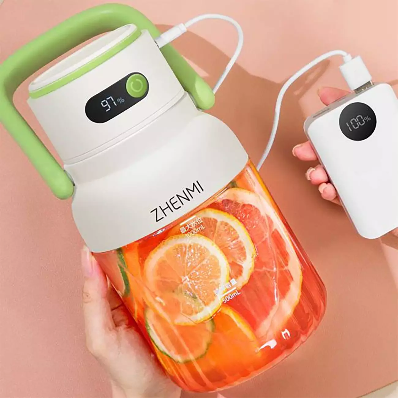 مخلوط‌کن و آبمیوه‌گیری شارژی قابل حمل شیائومی ZMGZ-J15