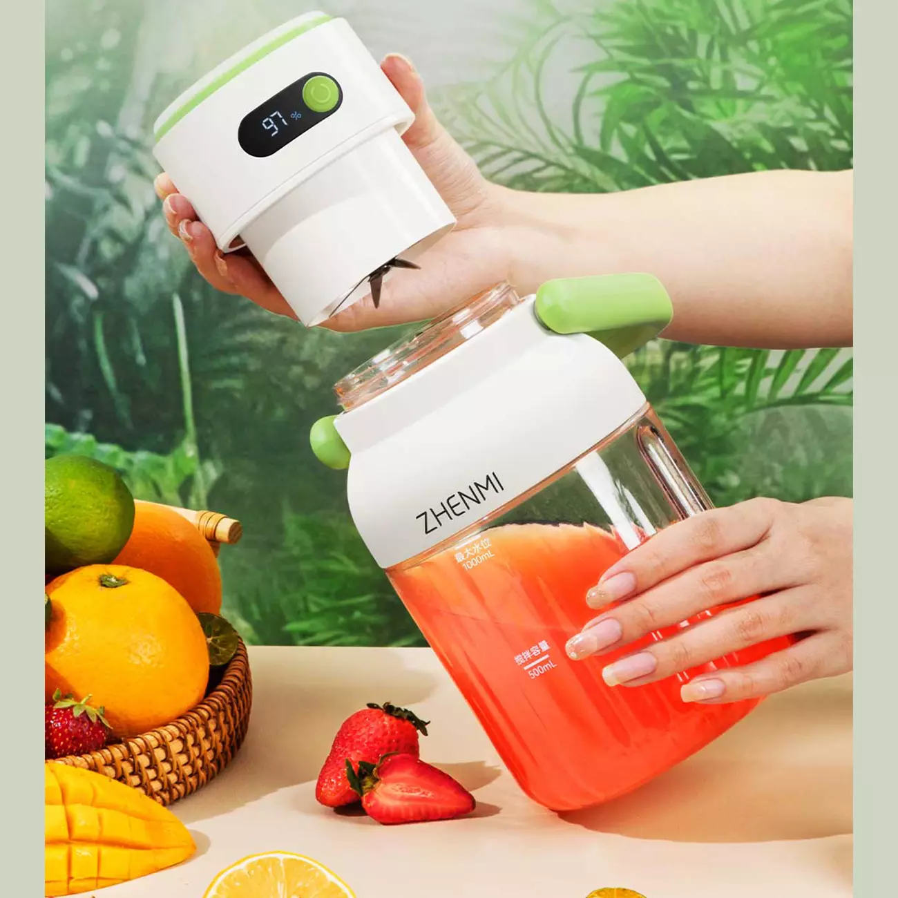 مخلوط‌کن و آبمیوه‌گیری شارژی قابل حمل شیائومی ZMGZ-J15