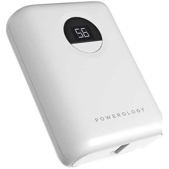 پاوربانک 20 وات 10000 با کابل پاورولوژی Powerology Ultra-Compact PD Power Bank PPBCHA04