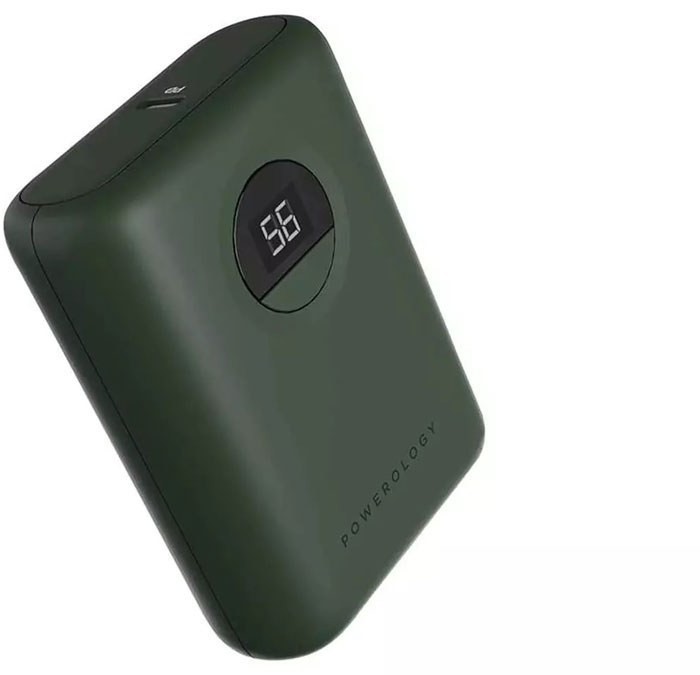 پاوربانک 20 وات 10000 با کابل پاورولوژی Powerology Ultra-Compact PD Power Bank PPBCHA04