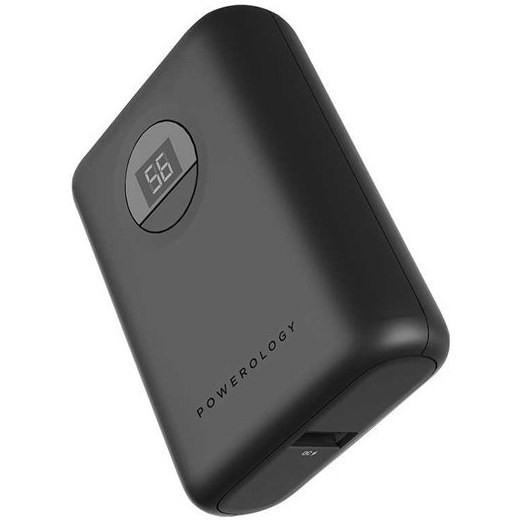 پاوربانک 20 وات 10000 با کابل پاورولوژی Powerology Ultra-Compact PD Power Bank PPBCHA04