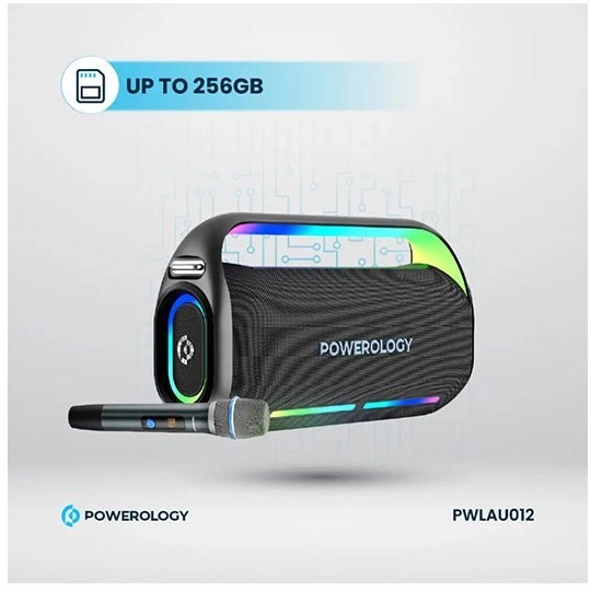 اسپیکر بلوتوثی پاورولوژی Powerology Deep Bass Party Speaker PWLAU012