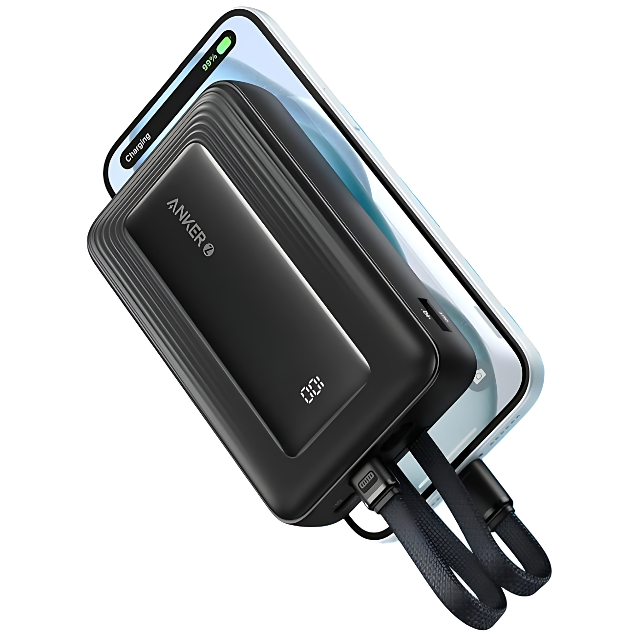 پاور بانک فست شارژ 30 وات USB، Type-C و لایتنینگ 20000 میلی آمپر انکر A1681