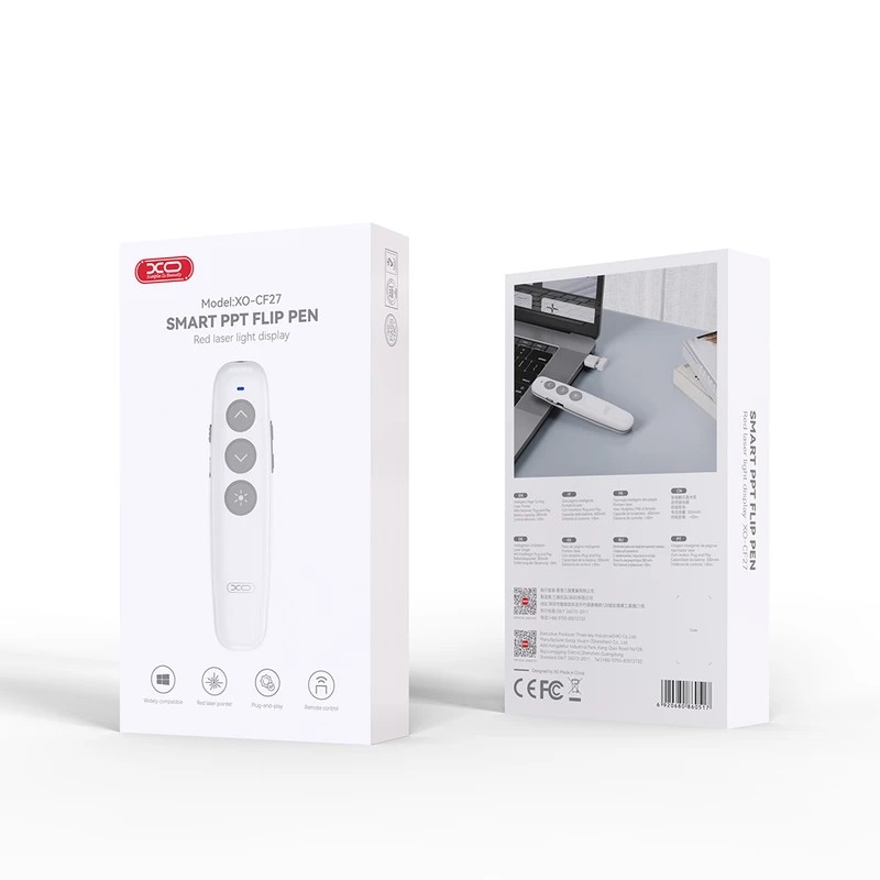 پوینتر پرزنتر ایکس او XO-CF27 Smart PPT Flip Pen