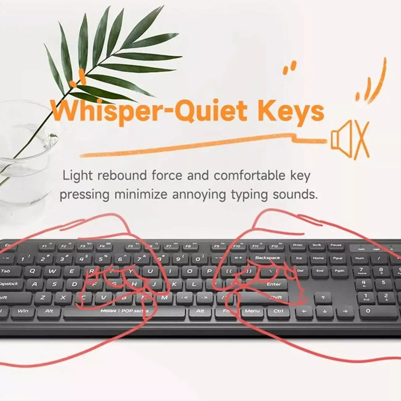 ست موس و کیبورد بی سیم یوپین شیائومی MW24PB03