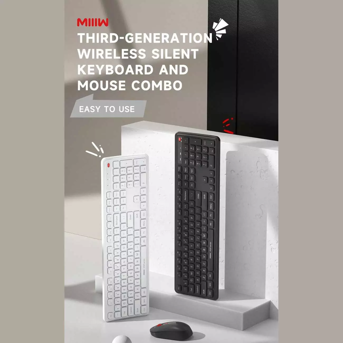 ست موس و کیبورد بی سیم یوپین شیائومی MW24PB03