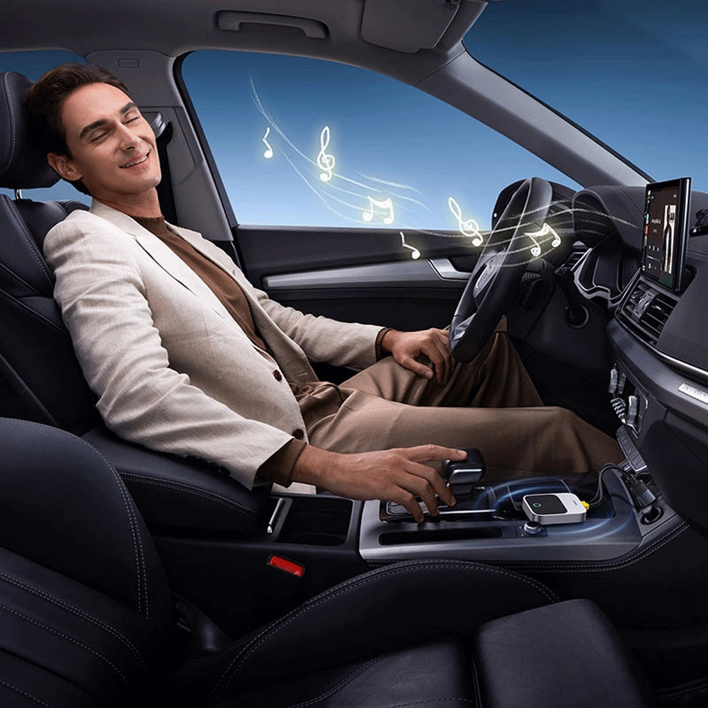 دانگل بلوتوث CarPlay خودرو بیسوس C10745100813-00 BS-CG027