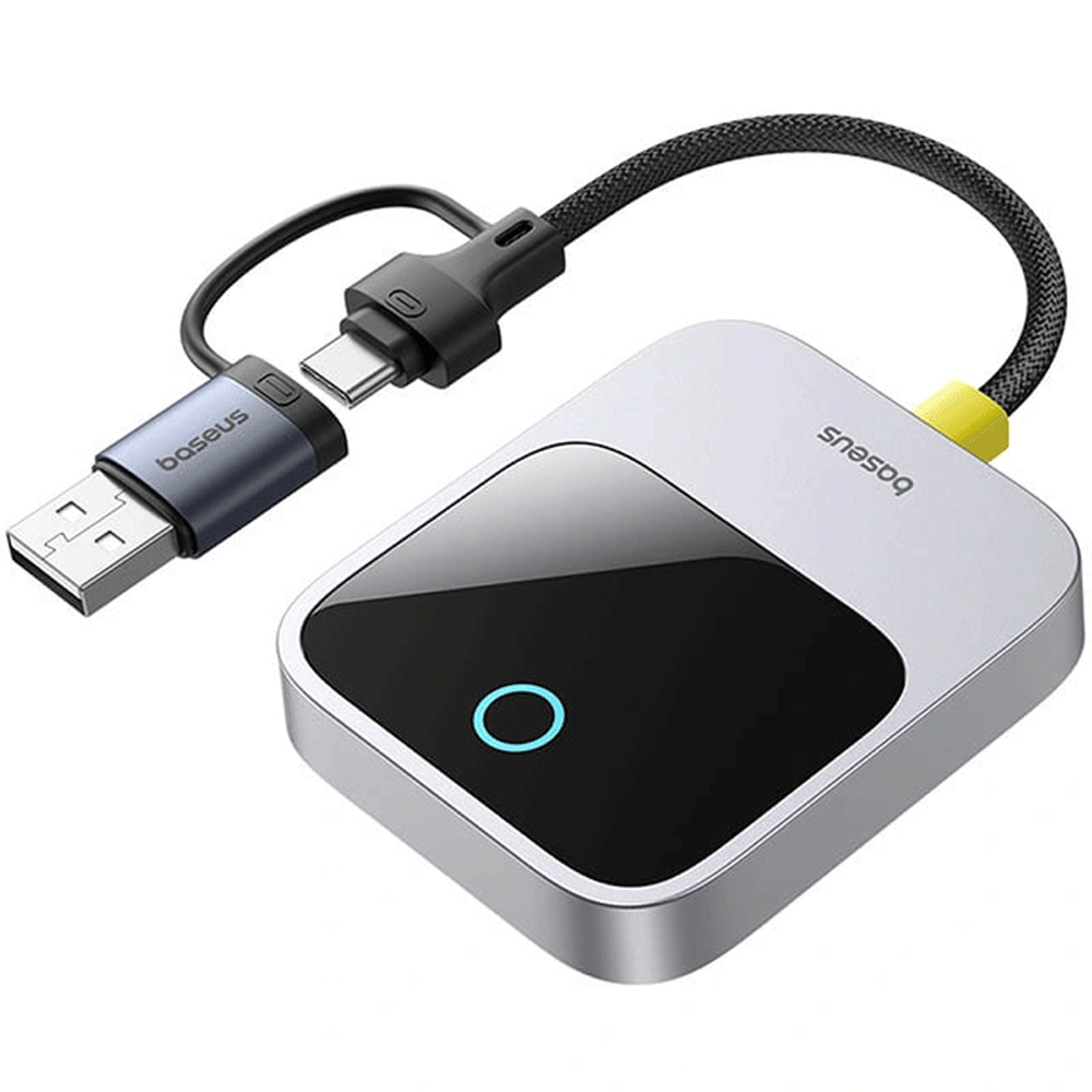 دانگل بلوتوث CarPlay خودرو بیسوس C10745100813-00 BS-CG027