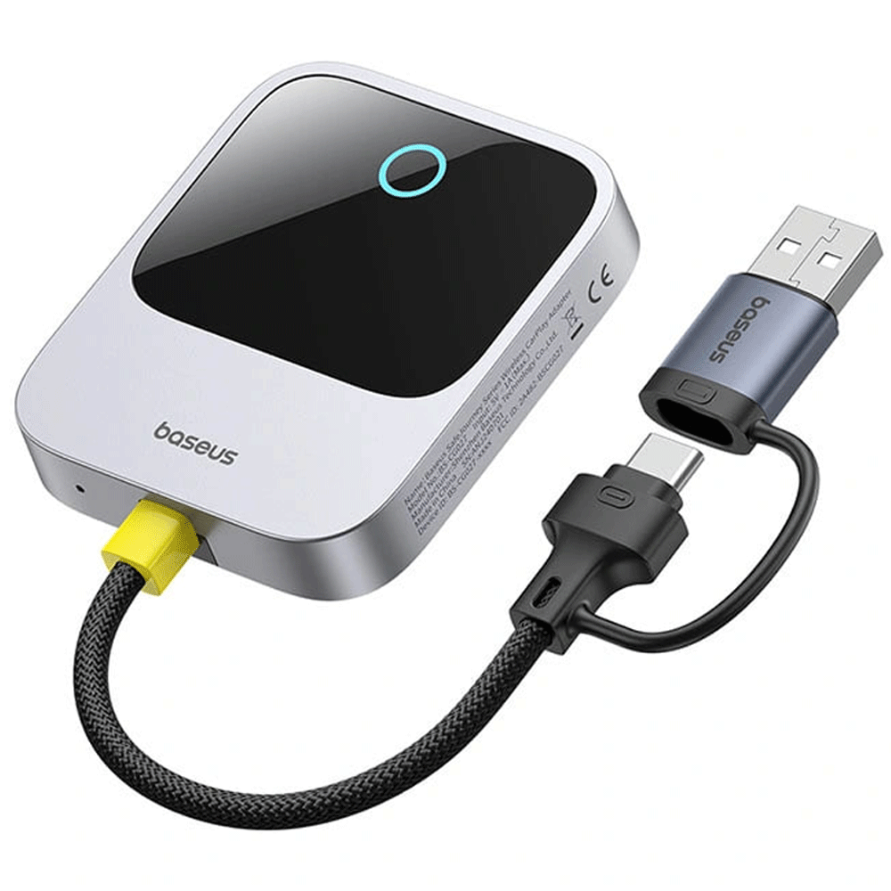 دانگل بلوتوث CarPlay خودرو بیسوس C10745100813-00 BS-CG027