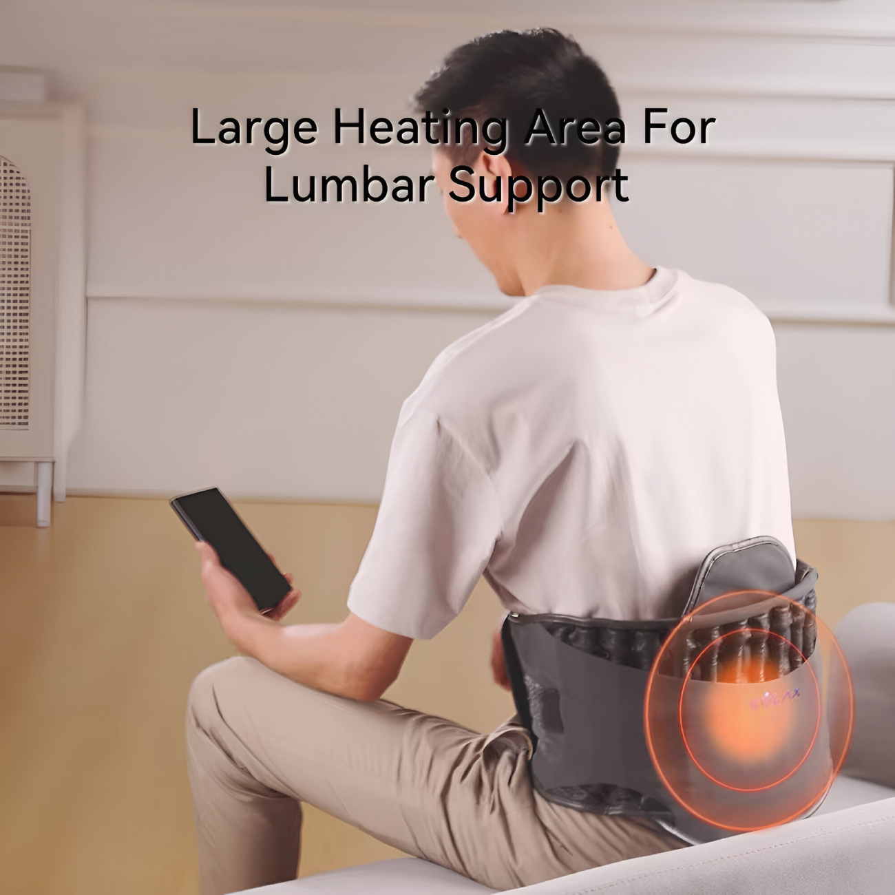 کمربند ماساژور گرافنی هوشمند گرمایشی شارژی شیائومی HA(Z)60-HMBDXM-01