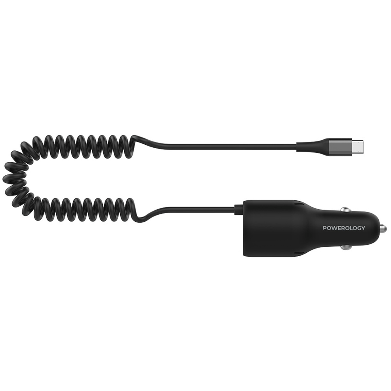 شارژر فندکی فست شارژ ماشین تایپ سی 98 وات پاورولوژی PCCSR015