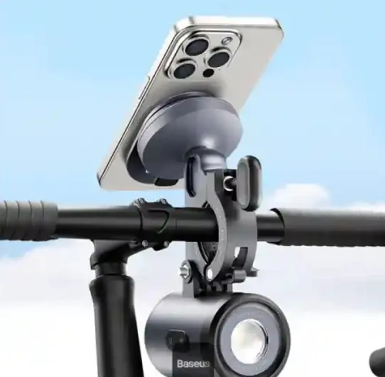 هولدر و چراغ قوه دوچرخه و موتور بیسوس Baseus PrimeTrip Light And Bike Holder BS-CG025