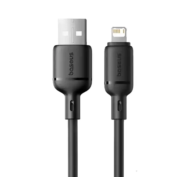 کابل شارژ لایتنینگ 1 متر بیسوس Baseus Silky Series lightning cable CB000115