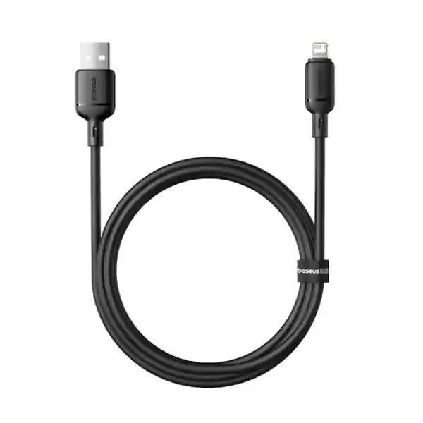 کابل شارژ لایتنینگ 1 متر بیسوس Baseus Silky Series lightning cable CB000115
