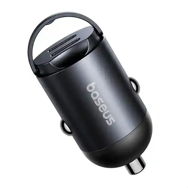 شارژر فندکی دو پورت 30 وات بیسوس Baseus Tiny Star C+C Mini Car Charger VCHXX-CC