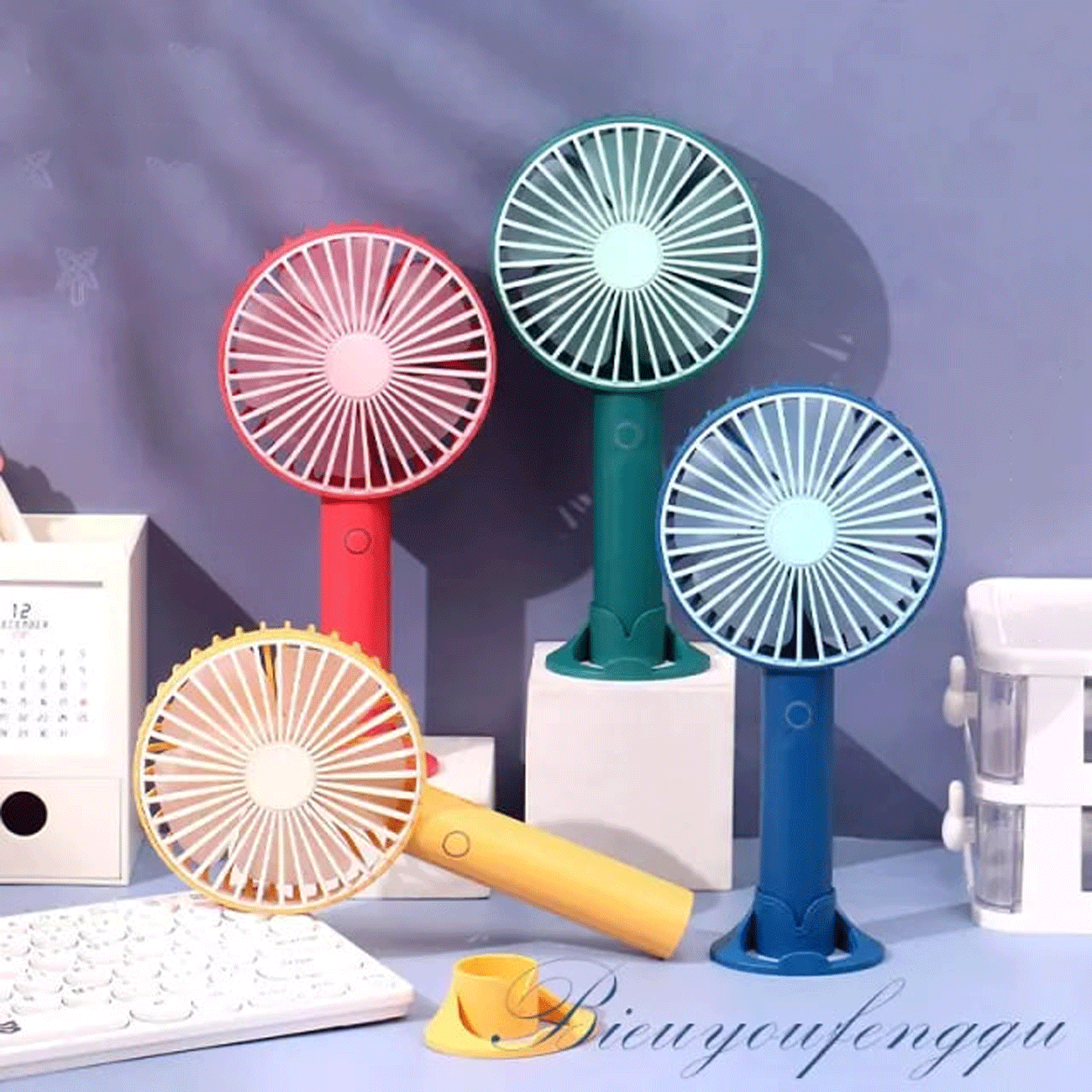 پنکه شارژی دستی و رومیزی دیان‌دی DD-5649