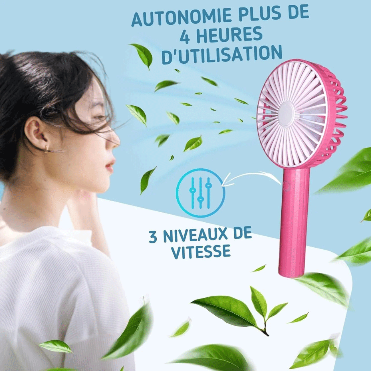 پنکه شارژی دستی و رومیزی دیان‌دی DD-5649