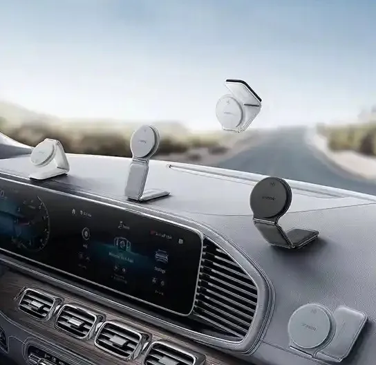 هولدر و شارژر وایرلس مگنتی بیسوس Baseus C02 Mega Magnetis Wireless Charging Car Mount BS-CM042