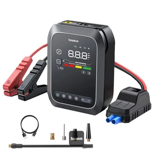 جامپ استارتر و پمپ باد 4 کاره بیسوس Baseus Primetrip Jump Starter 1200A BS-CH014