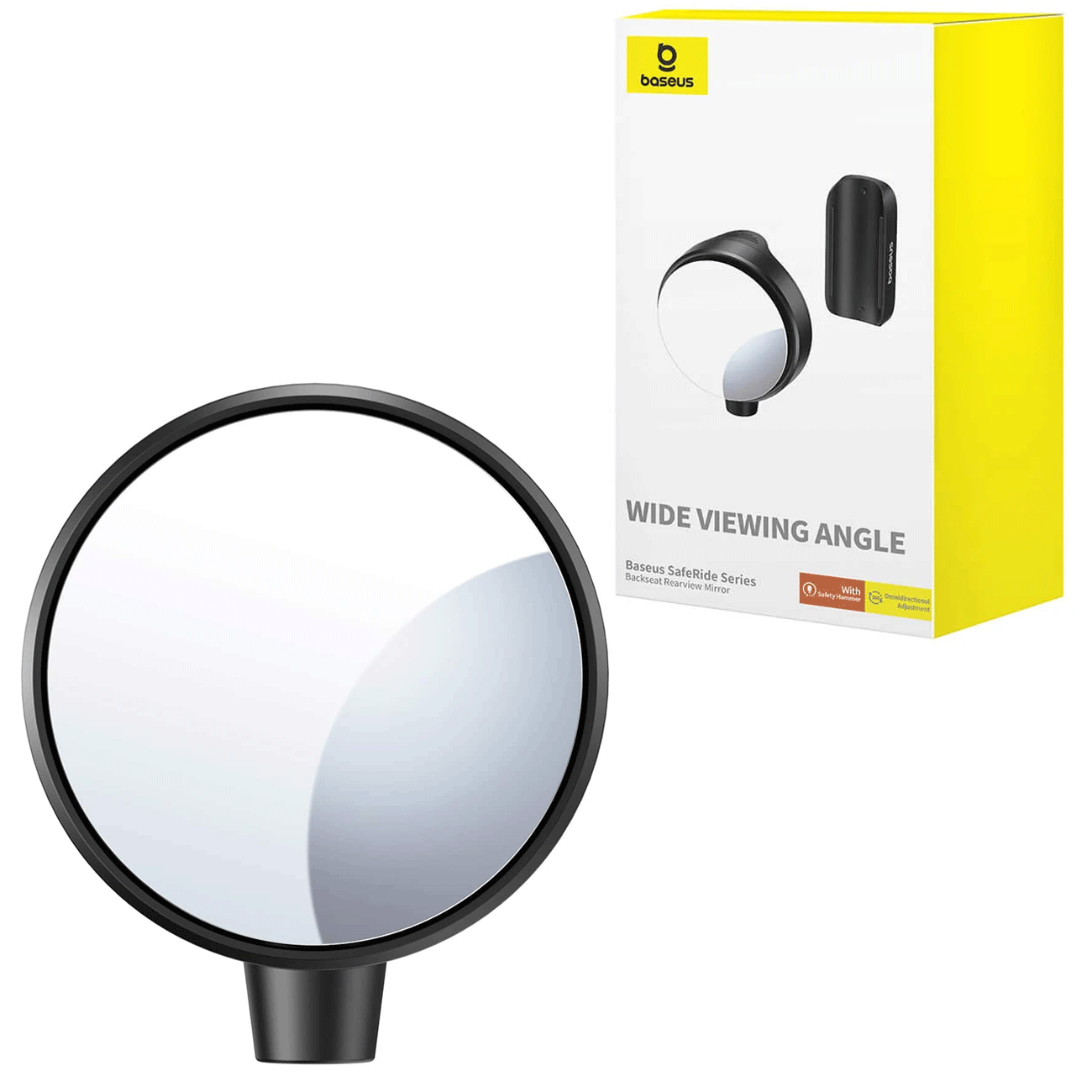 آینه عقب و چکش اضطراری بیسوس HSJ-01