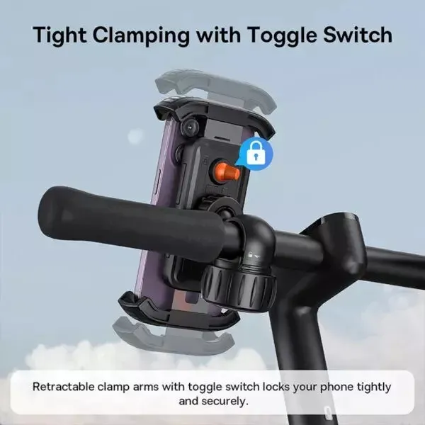 هولدر دوچرخه و موتوی بیسوس Baseus QuickGo Bike Phone Mount BS-CM024