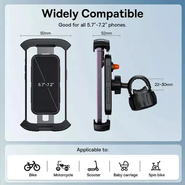 هولدر دوچرخه و موتوی بیسوس Baseus QuickGo Bike Phone Mount BS-CM024