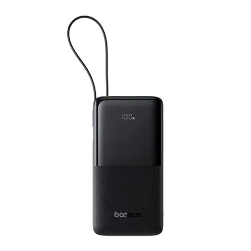 پاوربانک 20وات 10000 با کابل بیسوس Baseus Power Bank Bipow 2 With Cable PPBD2-1W20