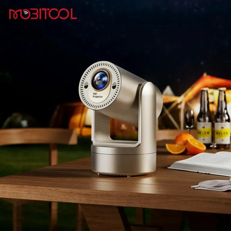 ویدئو پروژکتور شارژی قابل حمل پاورولوژی Powerology Full HD Portable Video Projector PWHDPBNBK