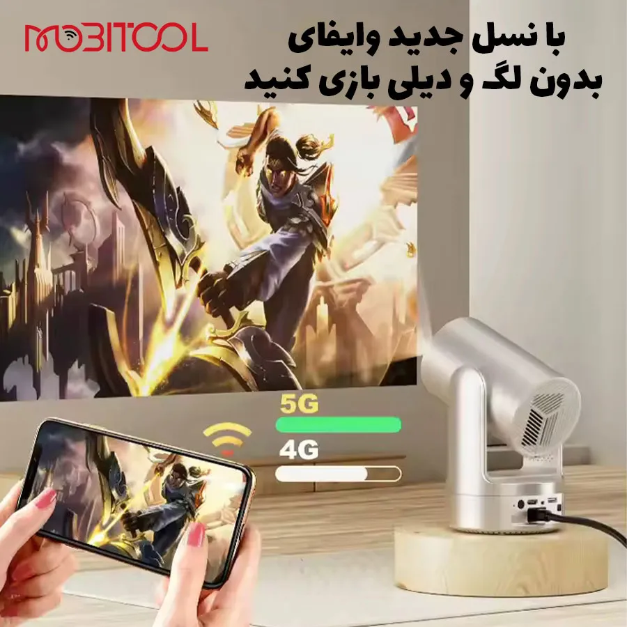 ویدیو پروژکتور 4K قابل حمل گرین لاین Green Lion Prisma Portable Projector GNPRPJGD