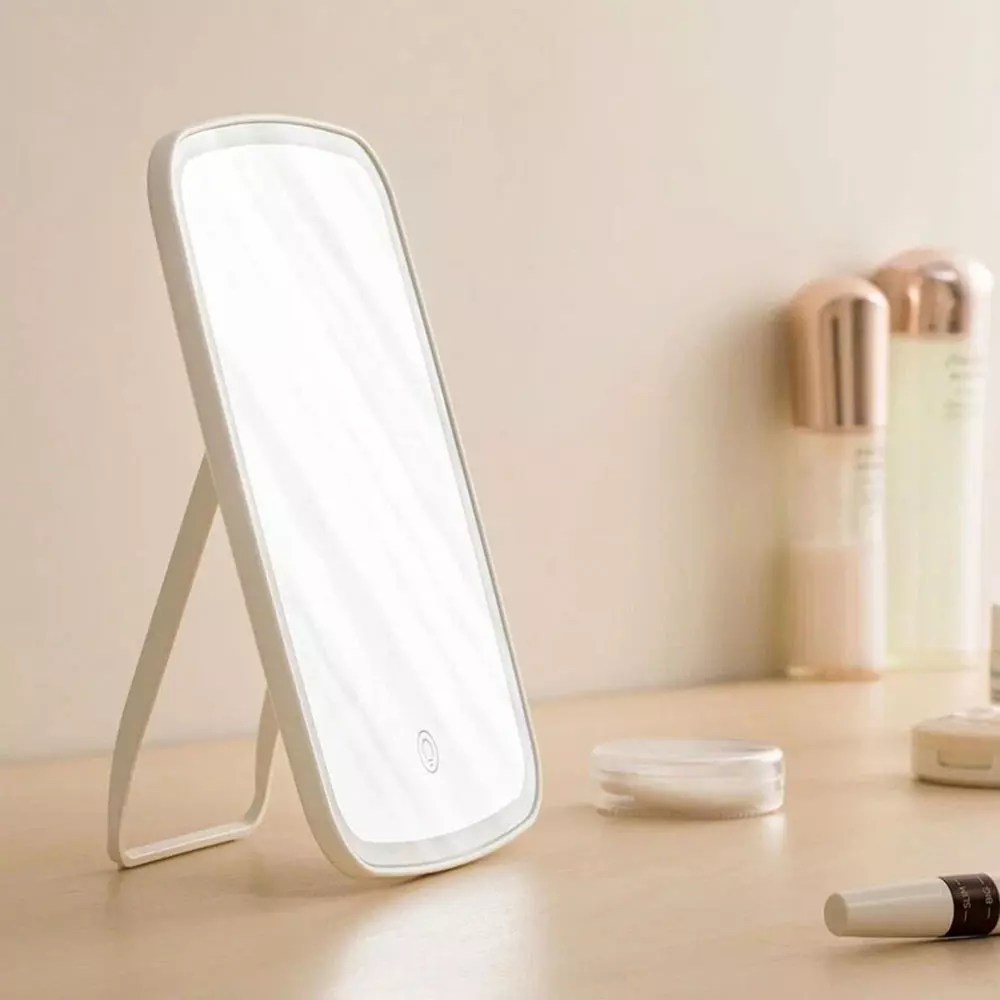 آینه آرایشی رومیزی ا‌ل‌ای‌دی دار جوردن و جودی NV662